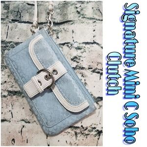 Coach Signature mini C clutch